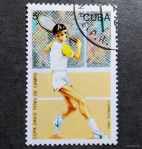 Марка Куба 1993 год Теннис