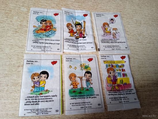 Love is. Вкладыши 6 шт.