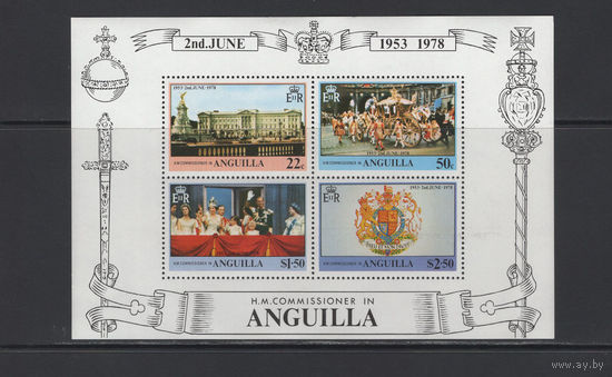 Монархия Ангилья 1978** Юбилей коронации Королева Елизавета II