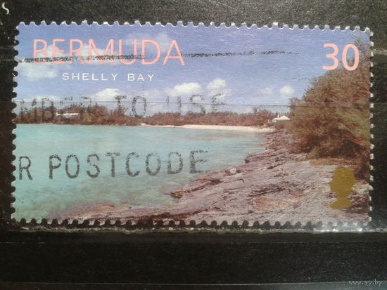 Бермуды, колония Англии, 1999. Пляж Шелли Бэй