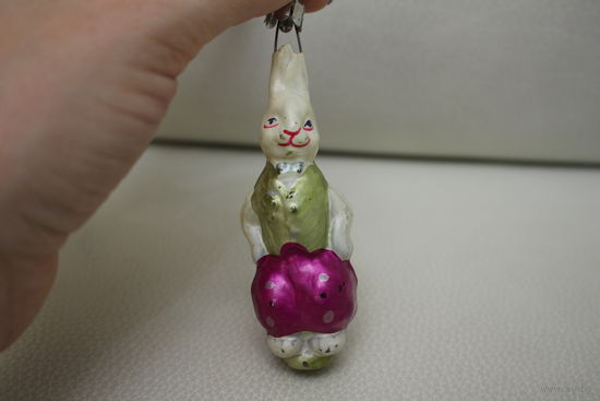 Елочная игрушка Зайчик