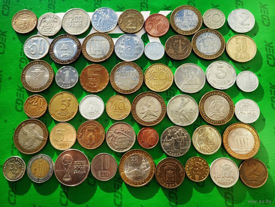 50 монет мира без повторов. (3).