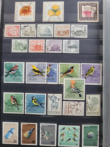 С 1 руб. Польша. Годовой набор марок за 1966 год