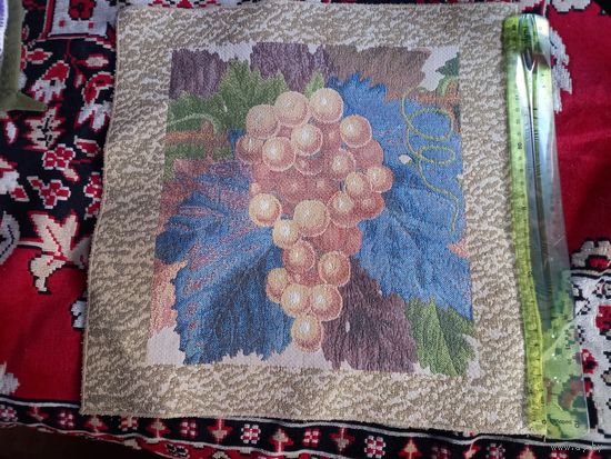 Гобелен в рамку вышивка Виноград