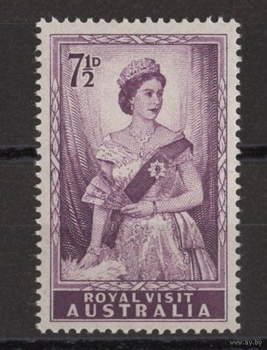 Австралия 1942 **  Королевский визит Елизавета II, 137(Mi), Британские колонии.