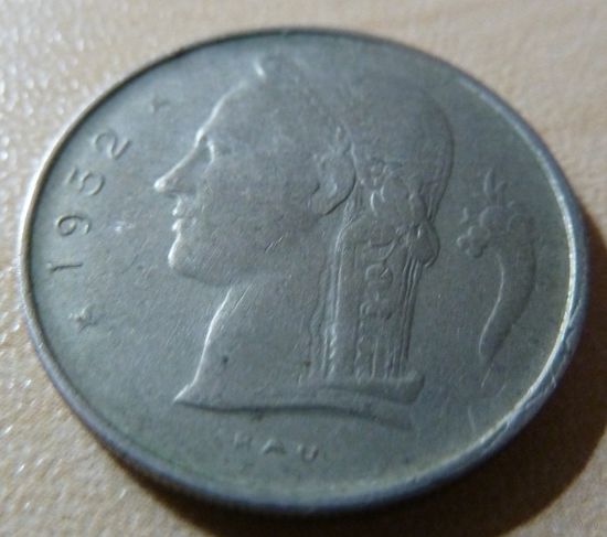 1 франк 1952 BELGIQUE