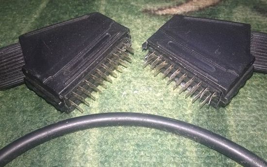 Scart кабель папа - папа. Скарт