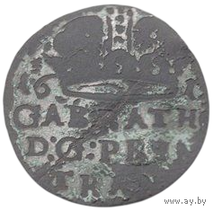 КНЯЖЕСТВО ТРАНСИЛЬВАНИЯ. 1 грас (грош) 1613. Князь Габриэль Баторий (Габор Батори)