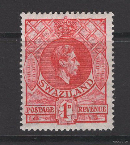 1938 Свазиленд ** George VI, марка из серии (SG 29a), Британские колонии
