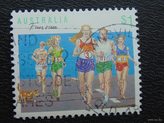 Австралия 1990 г. Спорт.