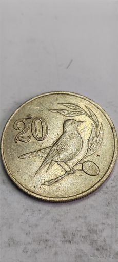 Кипр 20 цент 1985