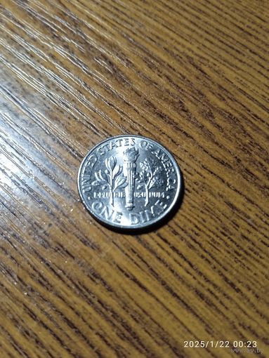 10 центов (дайм) США 2010 Р