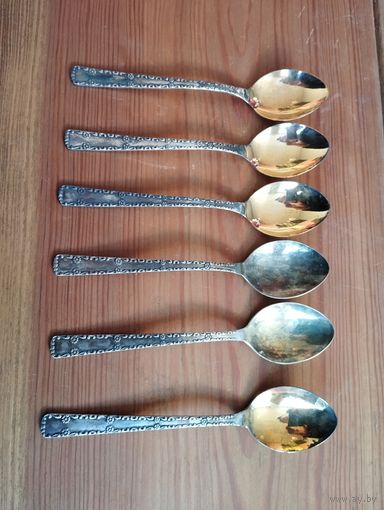 Ложки чайные Nova, мельхиор. СССР