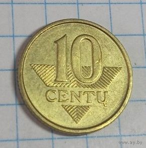 10 центов 2008 Литва
