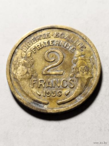 Франция 2 франка 1936