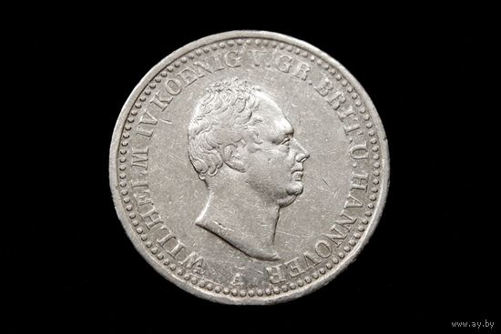 1 талер 1835 г. Ганновер (Германия), Вильгельм IV