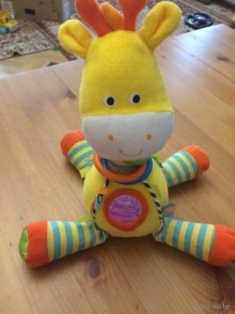 Супер Жираф для малышей от Carters (США). Приобретали в Америке Б/у в хорошем состоянии, малышка в восторге от игрушки) длина 30 см.