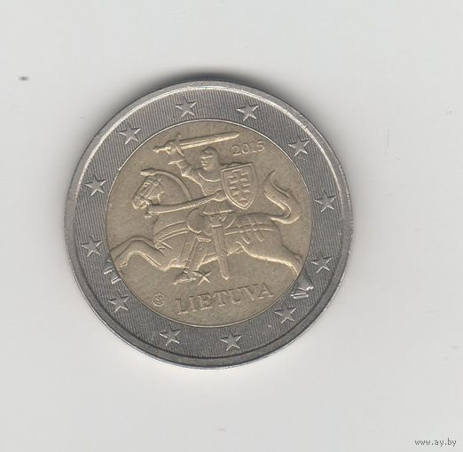 2 евро Литва 2015 Лот 8754
