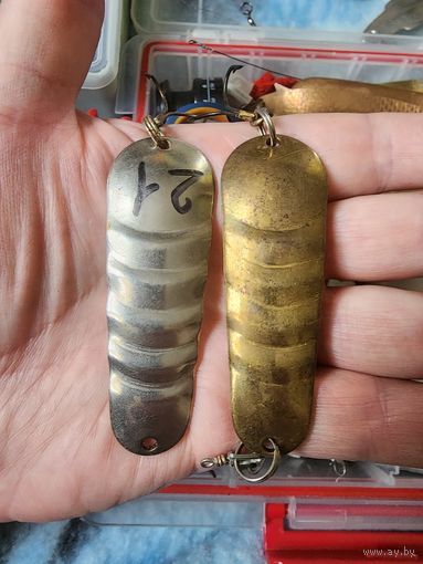 Блесна СССР ВОЛНА БОЛЬШАЯ ЗАВОД ВОЕНОХОТ-4 колебалка любая на выбор
