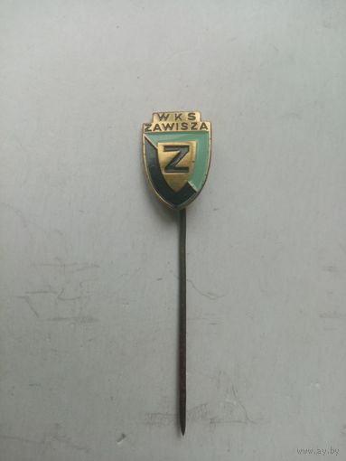 ЗНАЧОК Z ZAWISZA (ЛАТУНЬ)