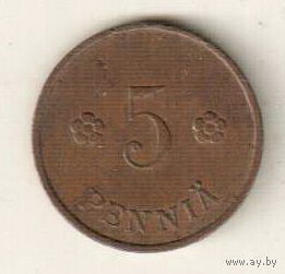 Финляндия 5 пенни 1936
