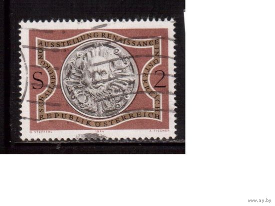 Австрия-1974,(Мих.1452) гаш., , Искусство,