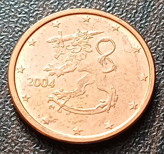 Финляндия 1 евроцент, 2004    ( 1-5-8 )