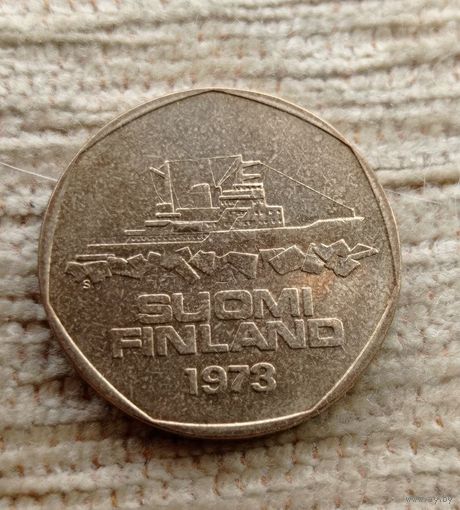 Werty71 Финляндия 5 марок 1973  Ледокол Варма