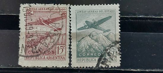 РАСПРОДАЖА. АРГЕНТИНА 1946г. Полная серия. Гаш.