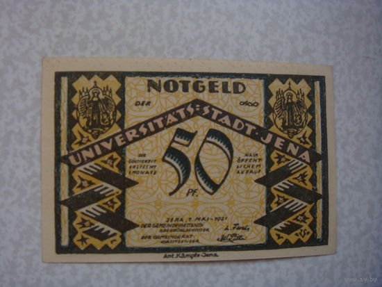Германия 50 пфенингов нотгельд 1921 г.