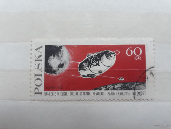 Марка Польши 1967г