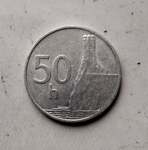 50 геллеров 1993 года Словакия. Словацкая Республика.