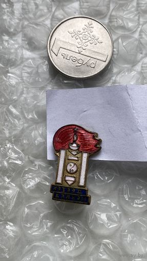 Значок Монголия, Всегда готов, пионерия