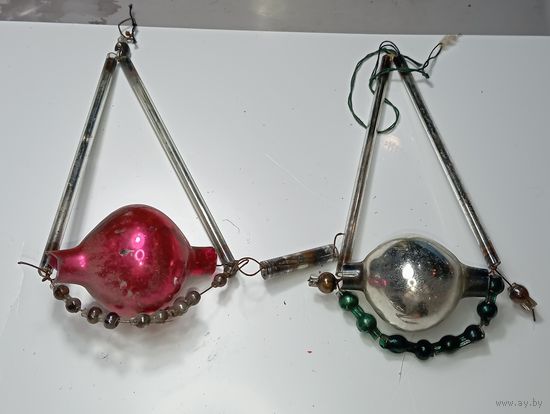 Ёлочная игрушка Стеклярус , СССР .