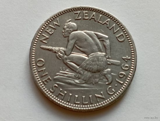Новая Зеландия 1 шиллинг 1964