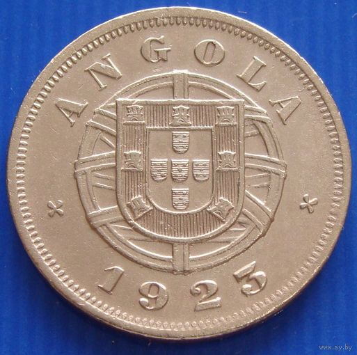 Ангола. 5 сентаво 1923 год  KM#62   Тираж: 5.840.000 шт
