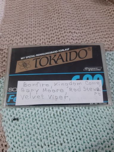 Кассета  Bonfire, Kingdom Come, Gary Moore, Rod Stewart.