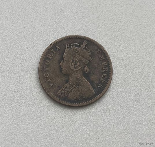 БРИТАНСКАЯ ИНДИЯ  1/4 анна 1886 г.