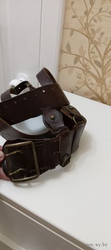 Ремень с портупеей времен СССР ,размер 2