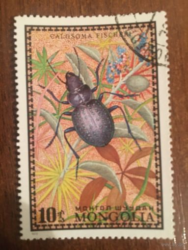 Монголия 1972. Жук. Calosoma fischem