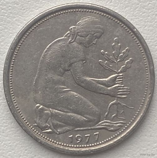 Германия 50 пфеннигов 1977 г. G