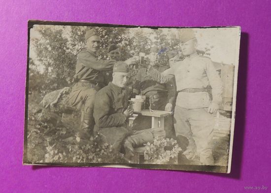 Фото "Победа", Вена, 1945 г. (8*6 см)