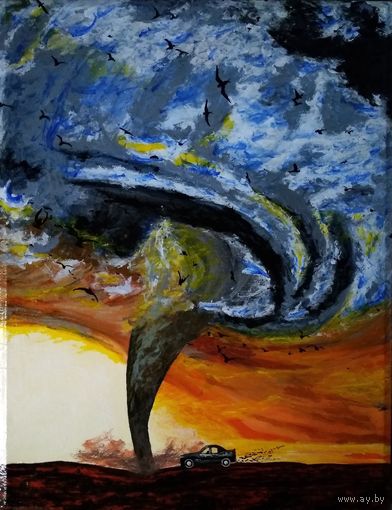 Картина акрилом Густав (репродукция)