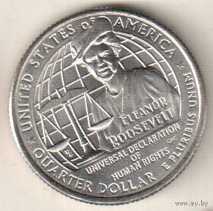 США квотер 2023 Выдающиеся Женщины Элеонора Рузвельт двор P