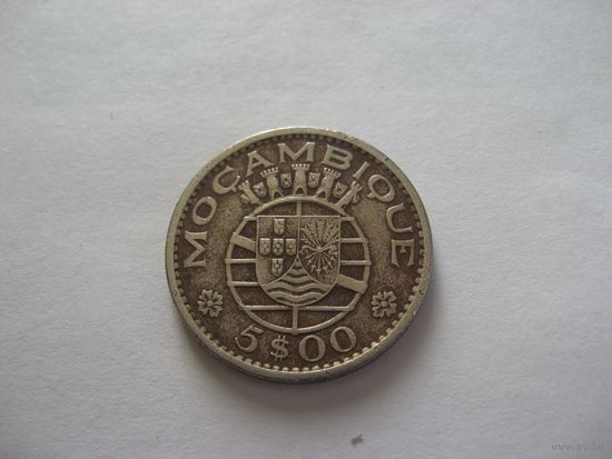 Мозамбик (Португальский) 5 эскудо 1973г