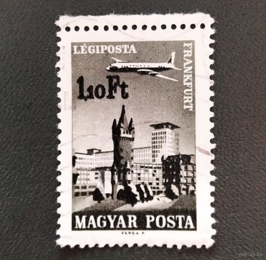 Марка Венгрия 1966 год Города