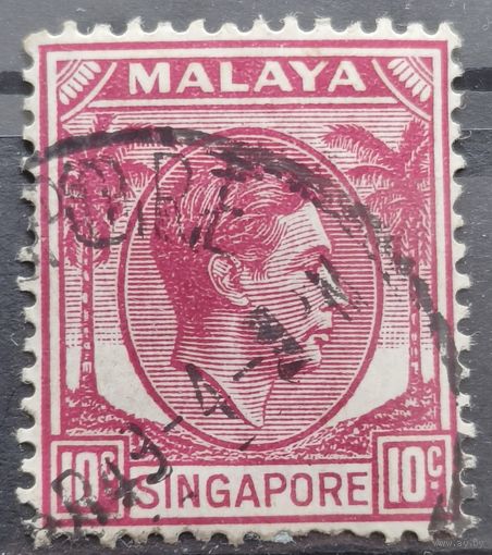 Сингапур (в составе Малайи) 1948-1952г. Британские колонии
