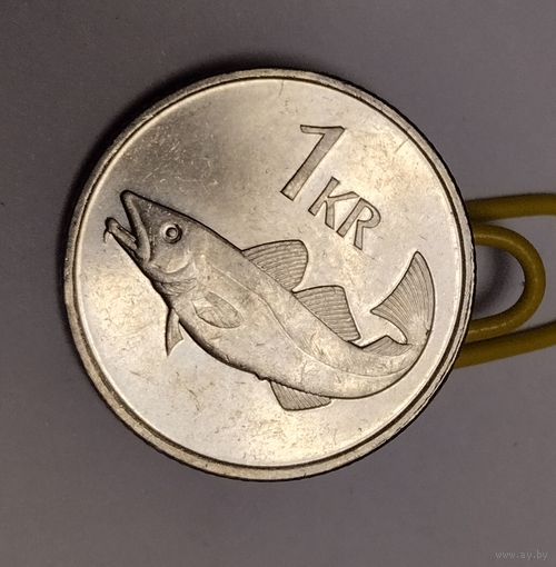 Исландия 1 крона, 1999