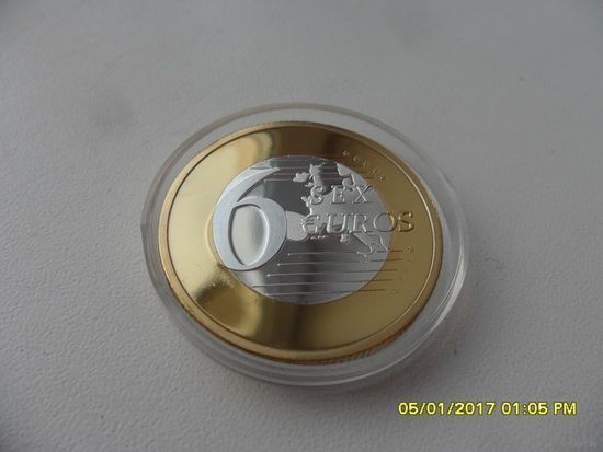 6 Евро - сувенирная, /10/