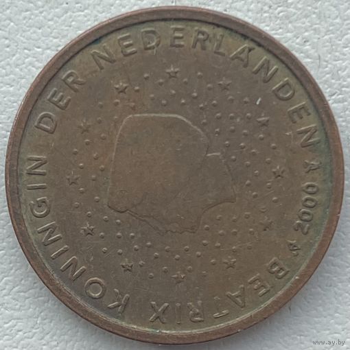 Нидерланды 2 евроцента 2000 г.